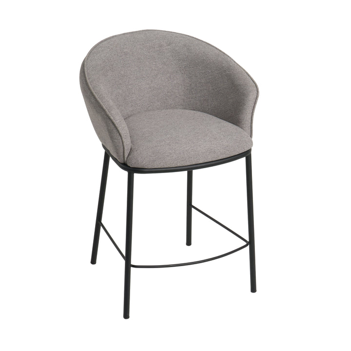 Rumi - Modern Grey Counter Stool