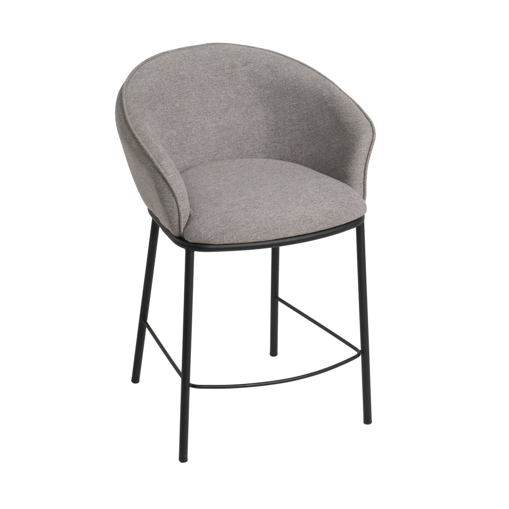 Rumi - Modern Grey Counter Stool
