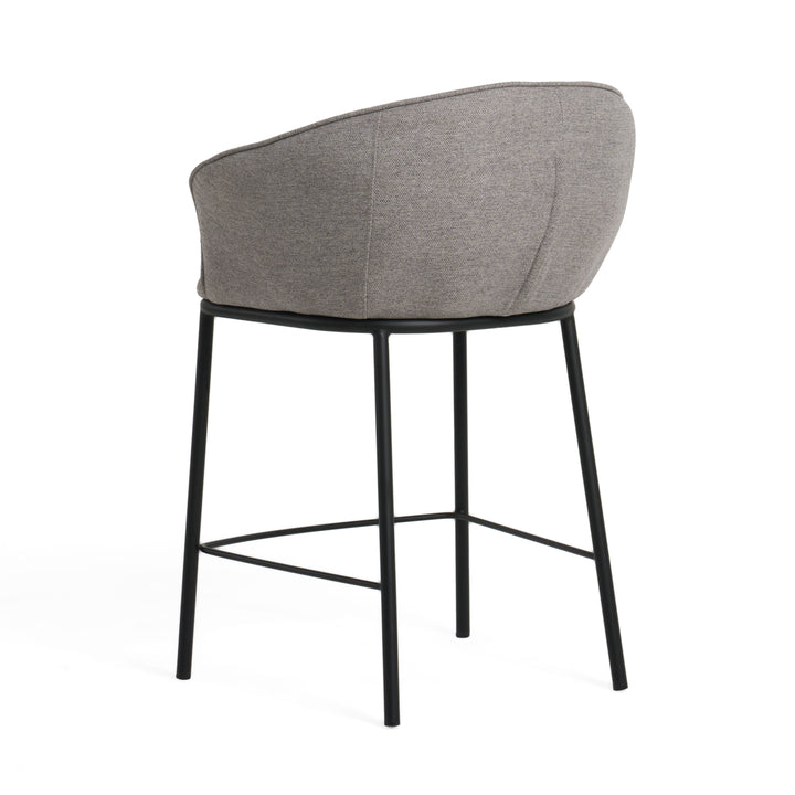 Rumi - Modern Grey Counter Stool