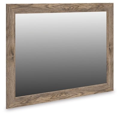 Rusticott Bedroom Mirror - Light Brown Mirror modern furniture Contempo Furniture