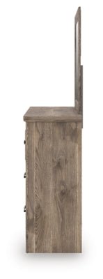 Rusticott Dresser and Mirror - Light Brown Dresser & Mirror modern furniture Contempo Furniture