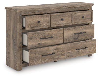 Rusticott Dresser - Light Brown Dresser modern furniture Contempo Furniture