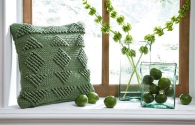 Rustingmere Pillow (Set of 4) - Green Throw Pillow modern furniture Contempo Furniture