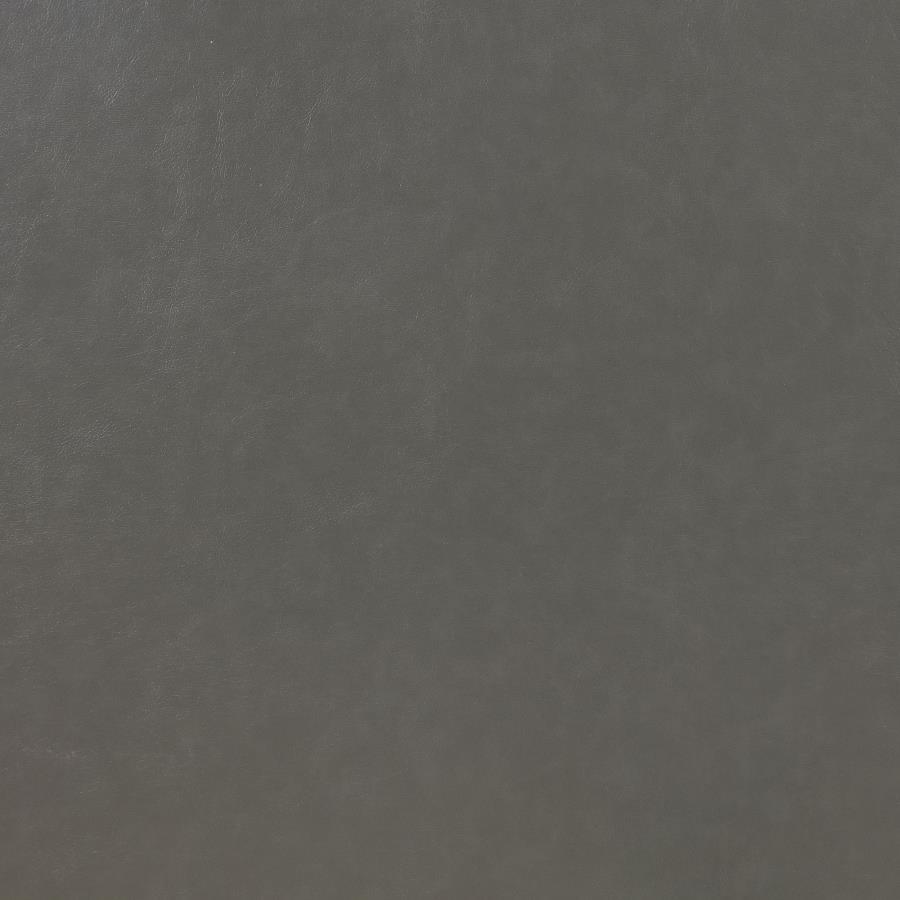 Ruth - Upholstered Track Arm Loveseat - Gray Stationary Loveseat modern furniture Contempo Furniture