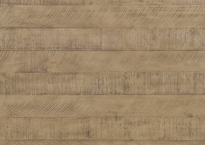 Rutherford Rectangular Wooden Counter Table in Drift and Antique White Counter Table modern furniture Contempo Furniture