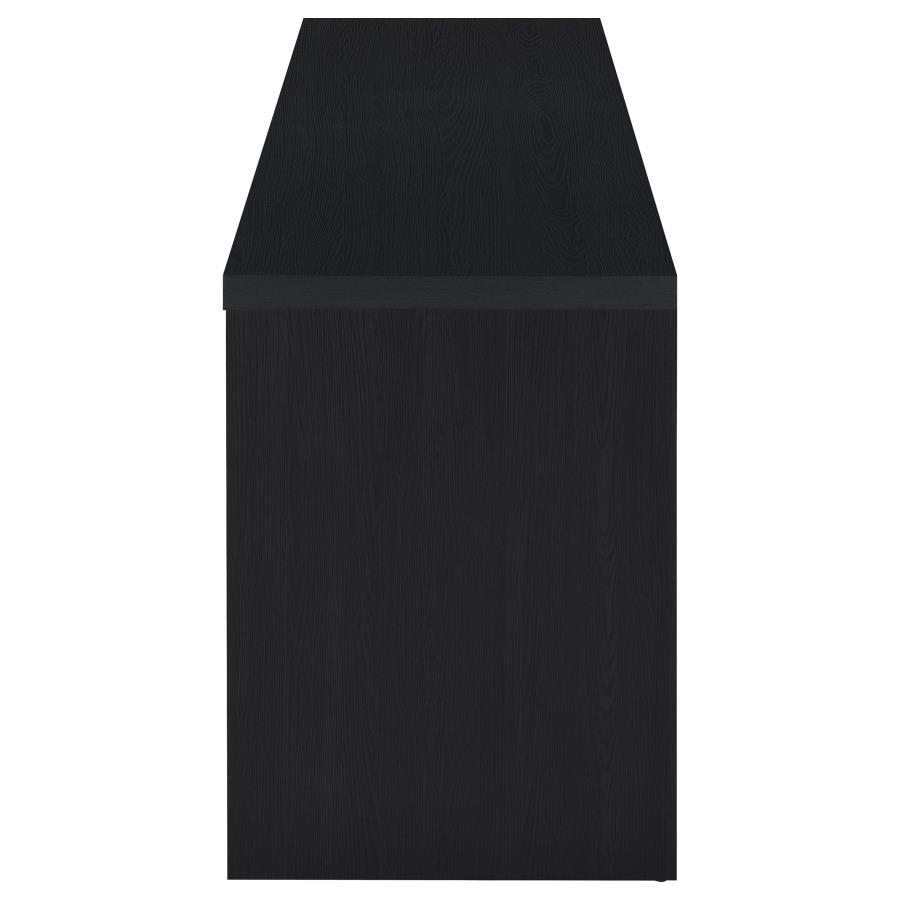 Rutland - 59" 3 - Drawer TV Stand Media Console - Black TV Stand modern furniture Contempo Furniture