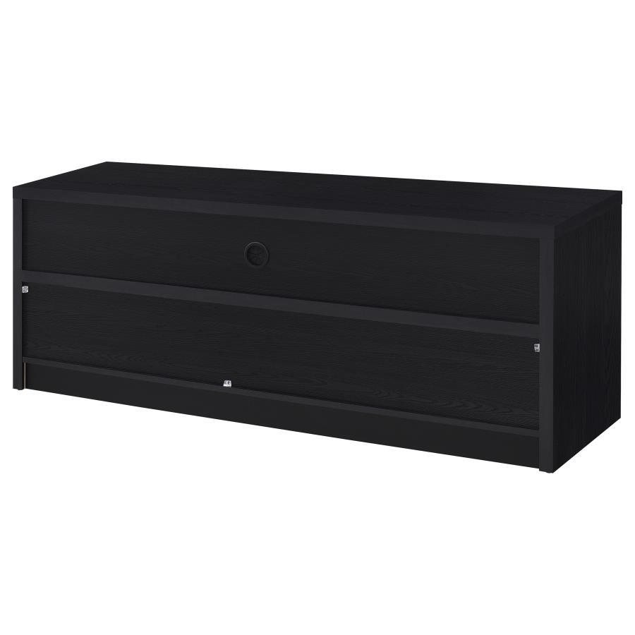 Rutland - 59" 3 - Drawer TV Stand Media Console - Black TV Stand modern furniture Contempo Furniture