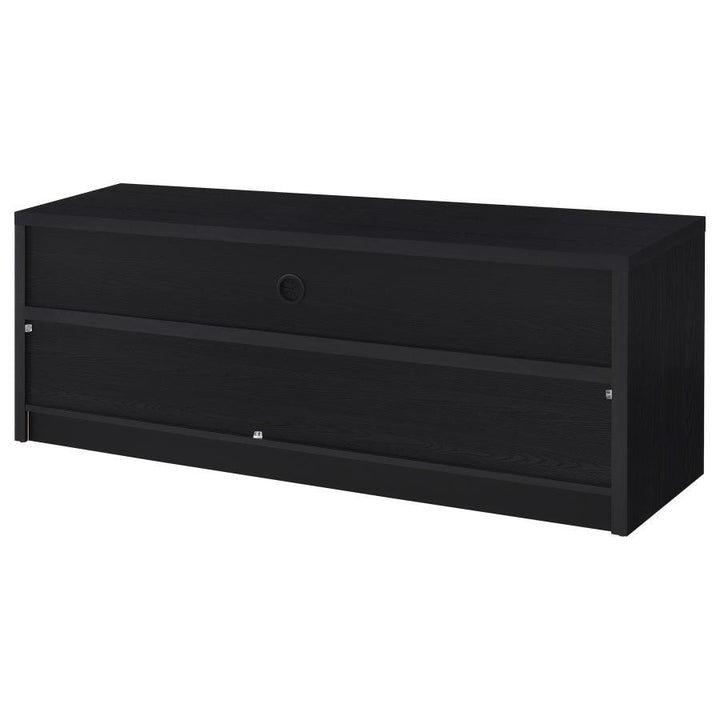 Rutland - 59" 3 - Drawer TV Stand Media Console - Black TV Stand modern furniture Contempo Furniture