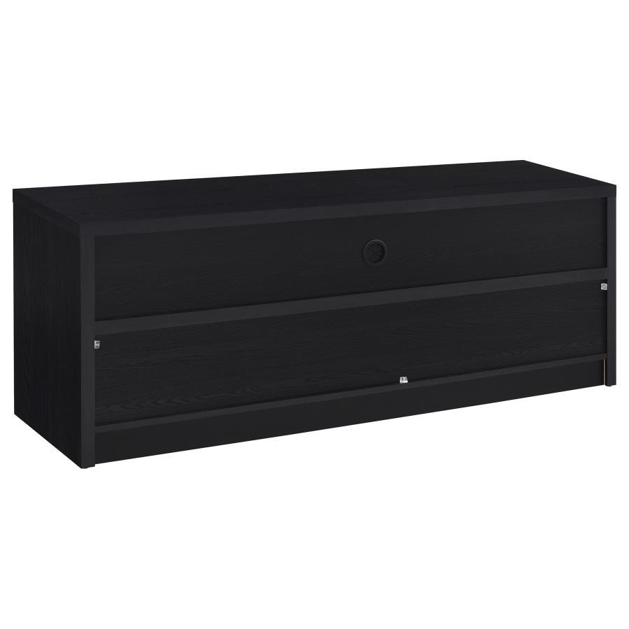 Rutland - 59" 3 - Drawer TV Stand Media Console - Black TV Stand modern furniture Contempo Furniture