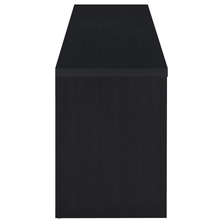 Rutland - 59" 3 - Drawer TV Stand Media Console - Black TV Stand modern furniture Contempo Furniture