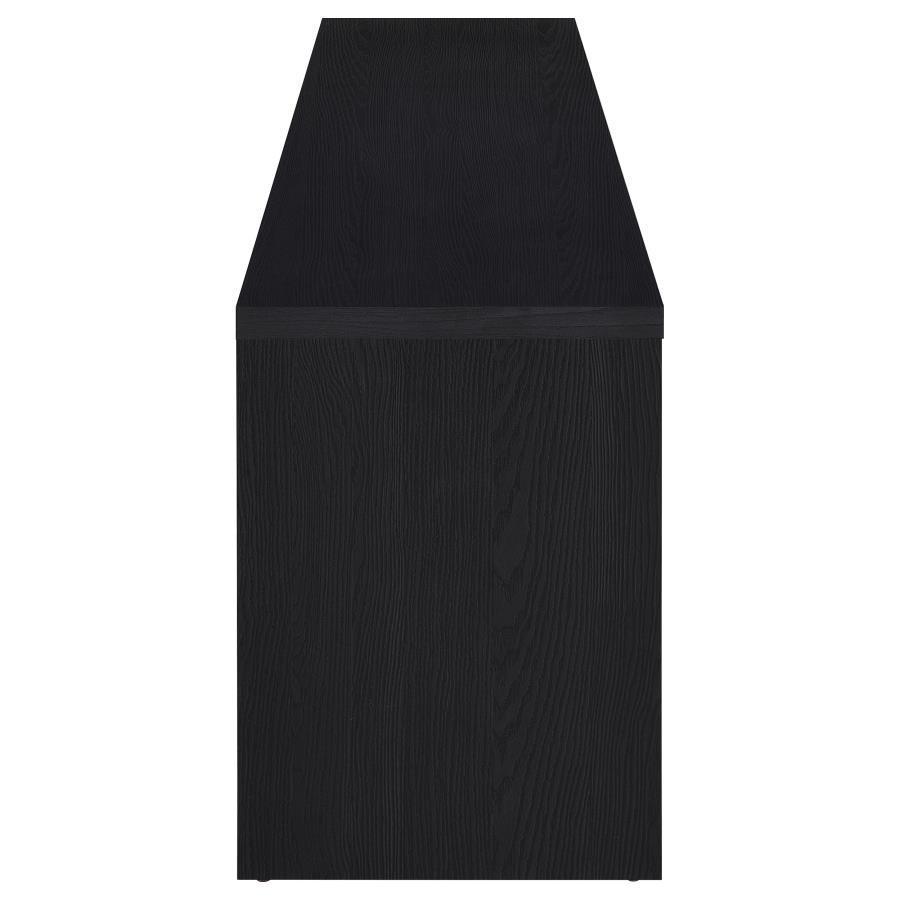 Rutland - 78" 3 - Drawer TV Stand Media Console - Black TV Stand modern furniture Contempo Furniture
