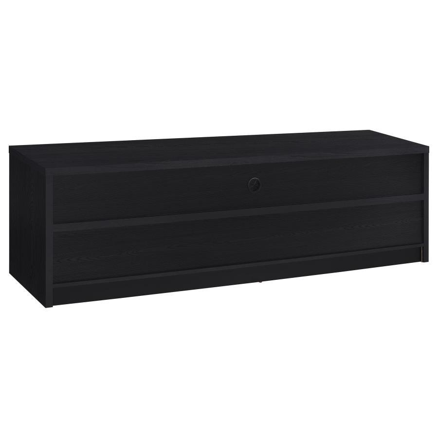 Rutland - 78" 3 - Drawer TV Stand Media Console - Black TV Stand modern furniture Contempo Furniture
