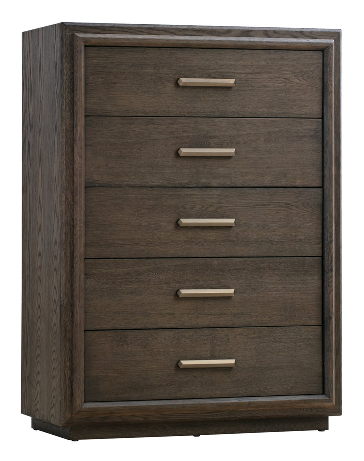 Modus Furniture Gbca84A Lawson Five Drawer Wood Chest In Big Bear Brown 2024
