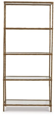 Ryandale Bookcase - Dark Brown Etageres modern furniture Contempo Furniture