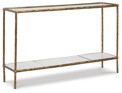 Ryandale Console Sofa Table - Dark Brown Sofa Table modern furniture Contempo Furniture