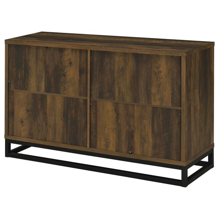 Ryatt - 4 Door Engineered Wood Accent Cabinet - Dark Pine Accent Cabinet modern furniture Contempo Furniture