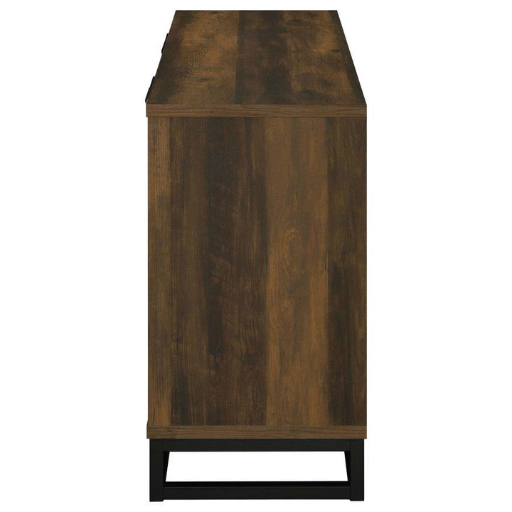 Ryatt - 4 Door Engineered Wood Accent Cabinet - Dark Pine Accent Cabinet modern furniture Contempo Furniture