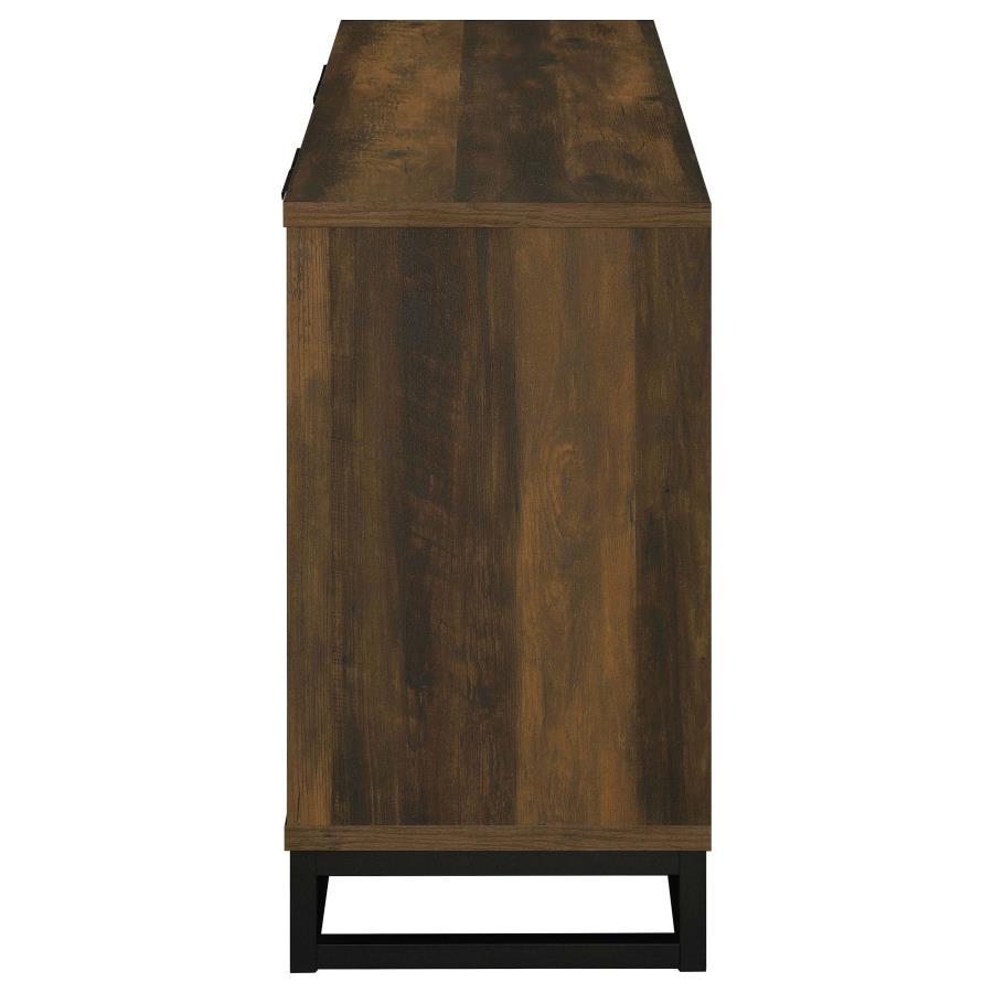 Ryatt - 4 Door Engineered Wood Accent Cabinet - Dark Pine Accent Cabinet modern furniture Contempo Furniture