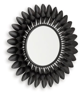Ryenmour Accent Mirror - Black Accent Mirror modern furniture Contempo Furniture