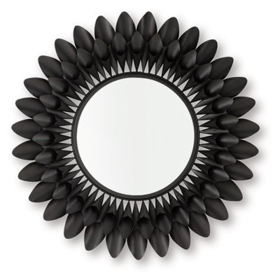 Ryenmour Accent Mirror - Black Accent Mirror modern furniture Contempo Furniture