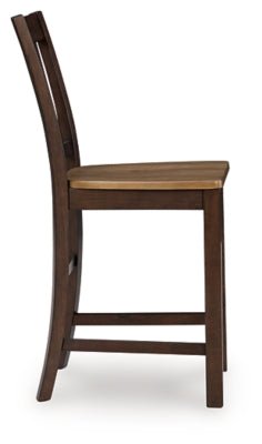 Rylandeen Counter Height Barstool - Dark Brown Stool Set modern furniture Contempo Furniture