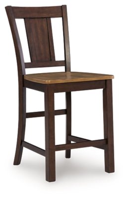 Rylandeen Counter Height Barstool - Dark Brown Stool Set modern furniture Contempo Furniture