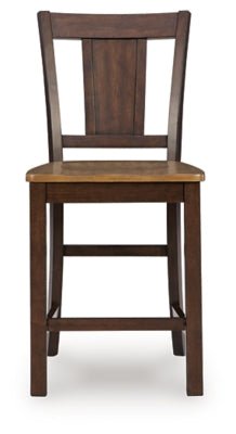 Rylandeen Counter Height Barstool - Dark Brown Stool Set modern furniture Contempo Furniture