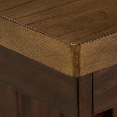 Rylandeen Counter Height Dining Extension Table - Dark Brown Counter Table modern furniture Contempo Furniture