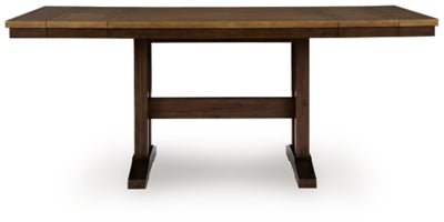 Rylandeen Counter Height Dining Extension Table - Dark Brown Counter Table modern furniture Contempo Furniture