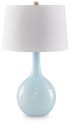 Rylanton Table Lamp - Light Blue Table Lamp modern furniture Contempo Furniture