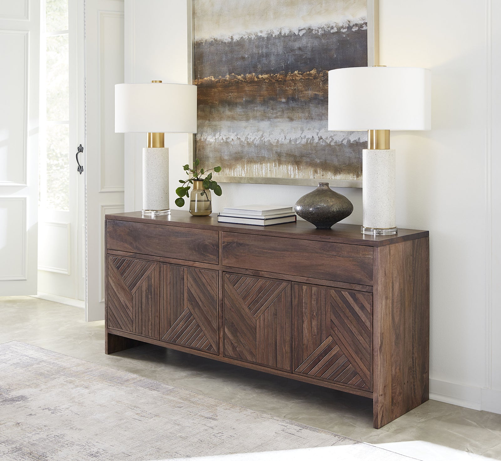 fevano-four-door-two-drawer-solid-wood-sideboard
