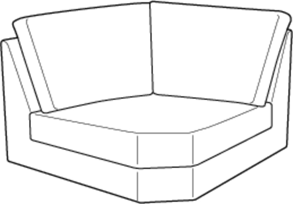 Luonto Saana Wedge Corner Module