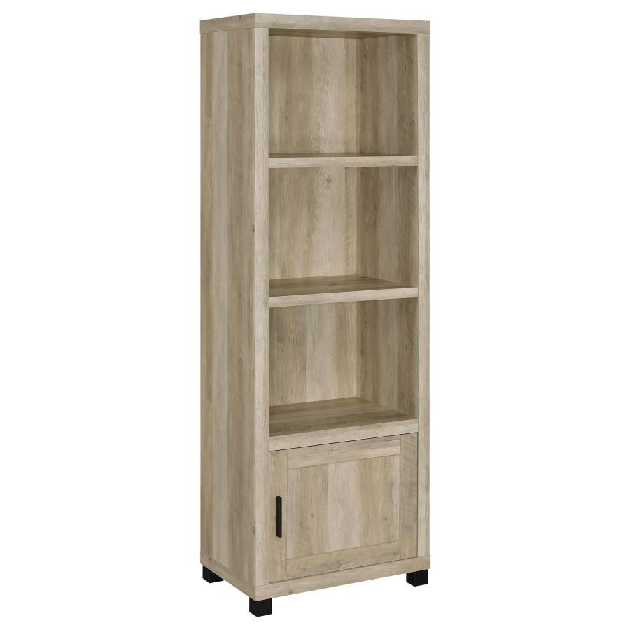 Sachin - 3 Piece TV Entertainment Center - Antique Pine Entertainment Centers modern furniture Contempo Furniture