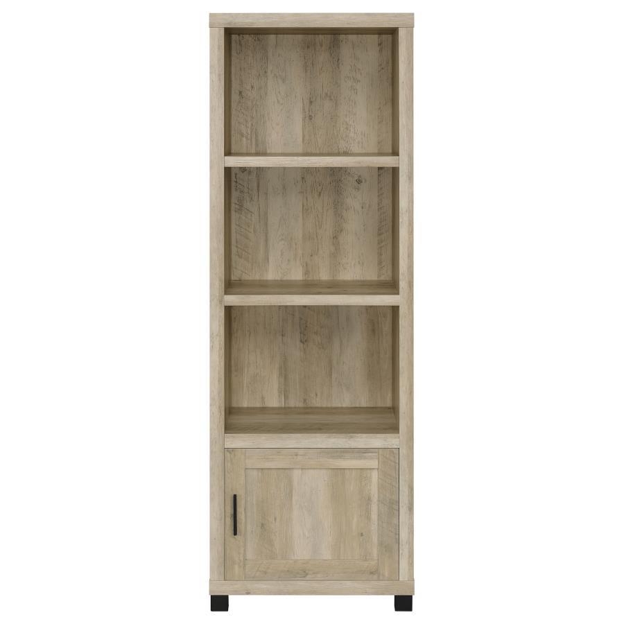 Sachin - 3 Piece TV Entertainment Center - Antique Pine Entertainment Centers modern furniture Contempo Furniture
