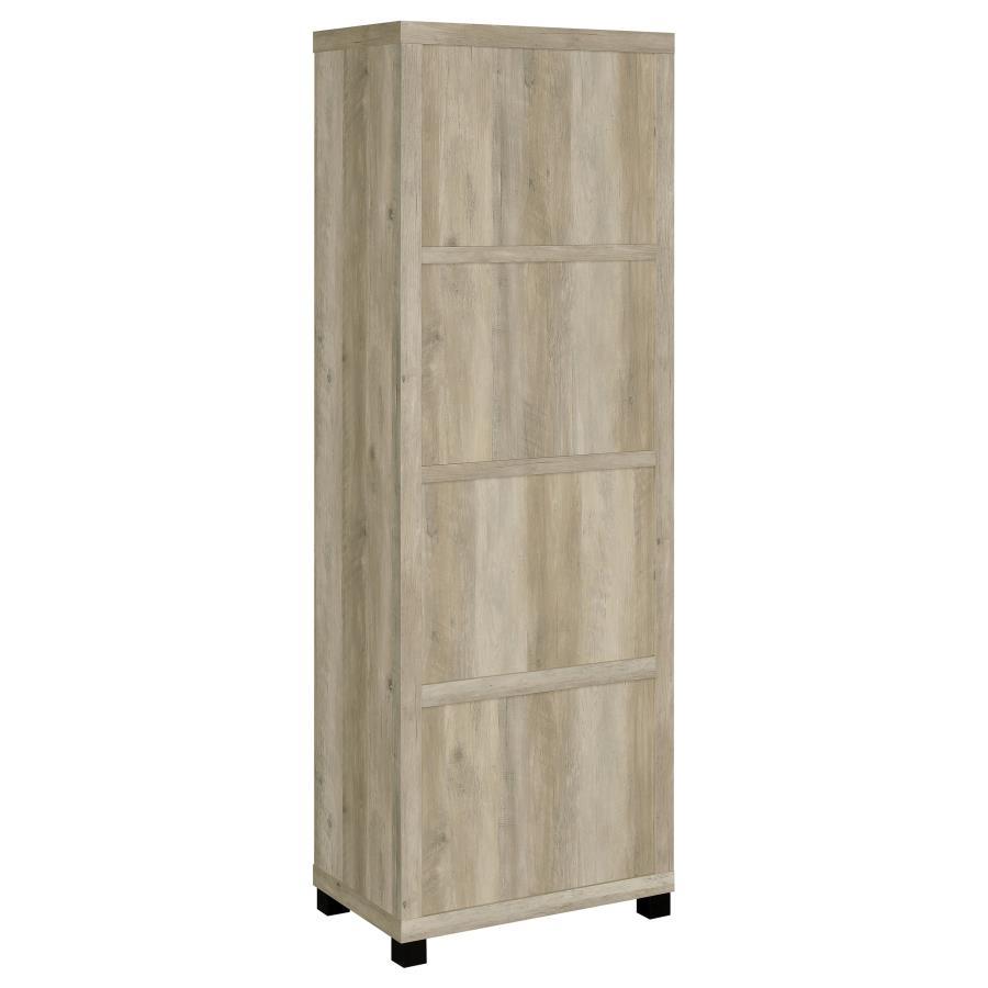 Sachin - 3 Piece TV Entertainment Center - Antique Pine Entertainment Centers modern furniture Contempo Furniture