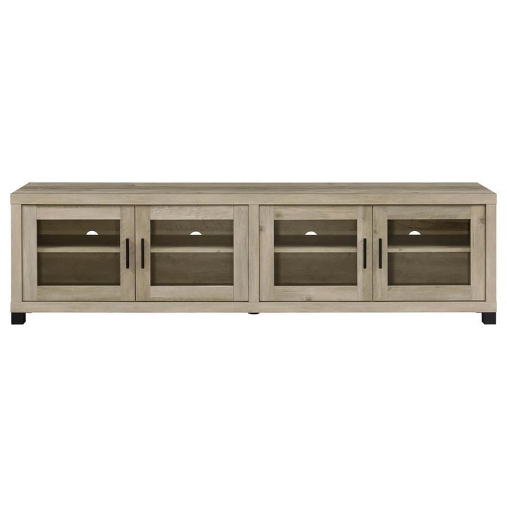 Sachin - 3 Piece TV Entertainment Center - Antique Pine Entertainment Centers modern furniture Contempo Furniture