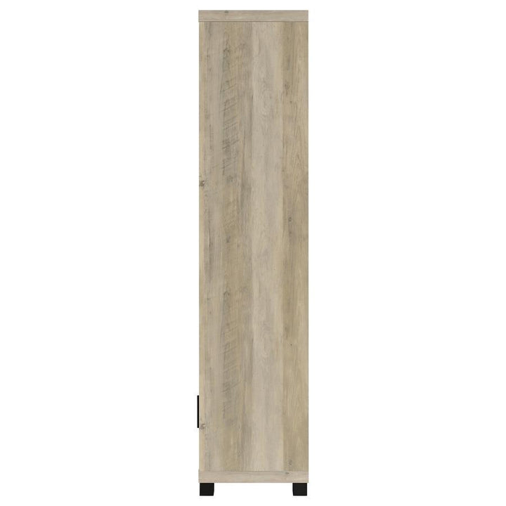 Sachin - 3 - Shelf Engineered Wood Media Tower - Distressed Pine Piers modern furniture Contempo Furniture