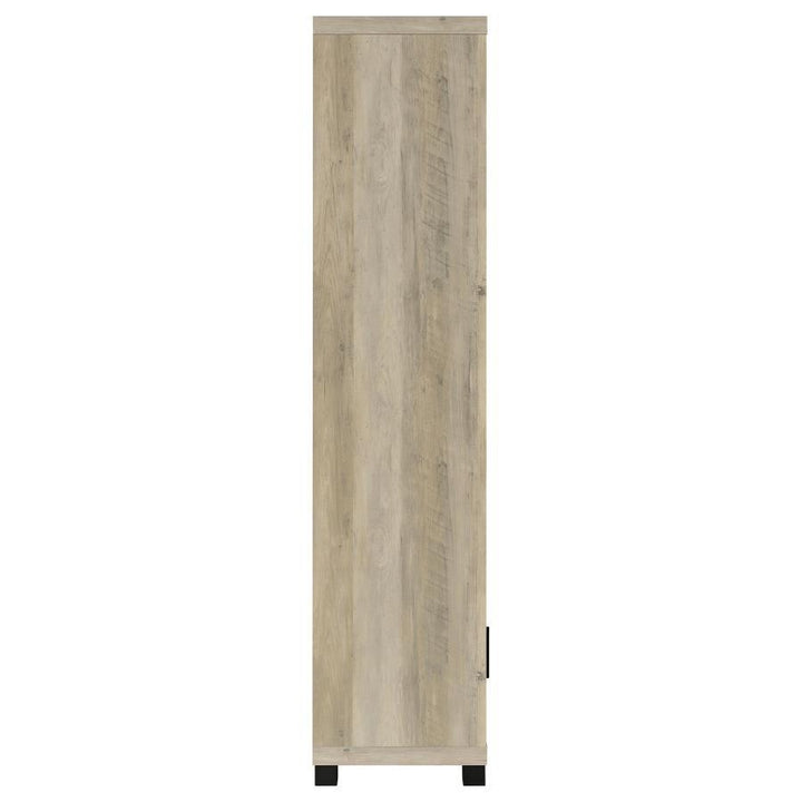 Sachin - 3 - Shelf Engineered Wood Media Tower - Distressed Pine Piers modern furniture Contempo Furniture