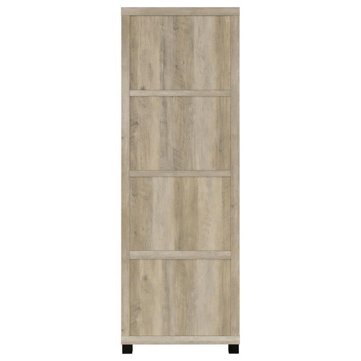 Sachin - 3 - Shelf Engineered Wood Media Tower - Distressed Pine Piers modern furniture Contempo Furniture