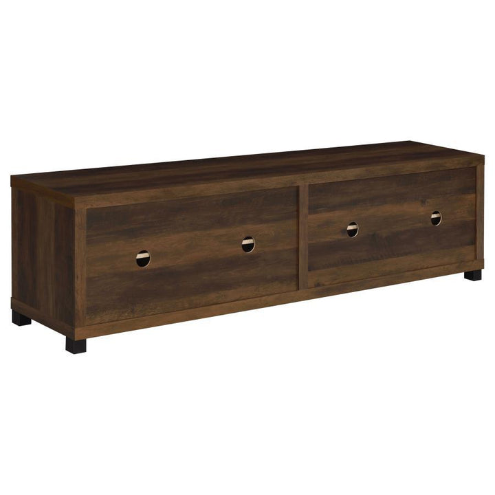 Sachin - 4 - Door Engineered Wood TV Stand - Dark Pine TV Stand modern furniture Contempo Furniture