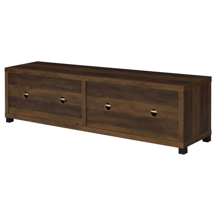 Sachin - 4 - Door Engineered Wood TV Stand - Dark Pine TV Stand modern furniture Contempo Furniture