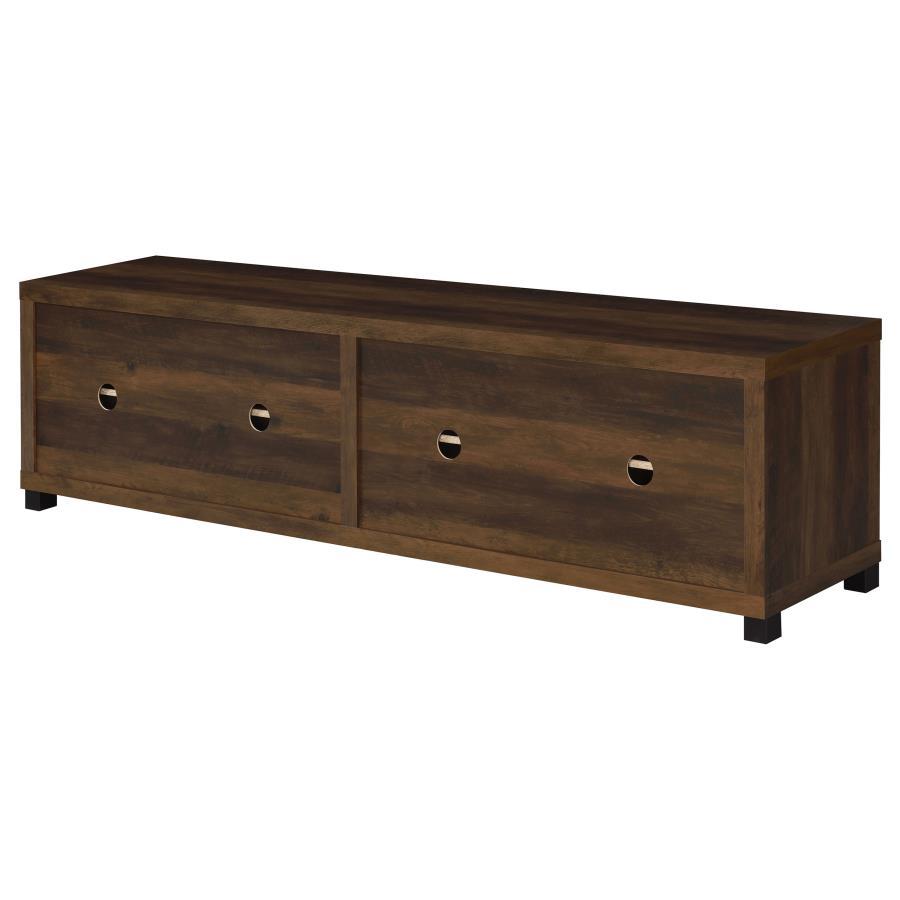 Sachin - 4 - Door Engineered Wood TV Stand - Dark Pine TV Stand modern furniture Contempo Furniture