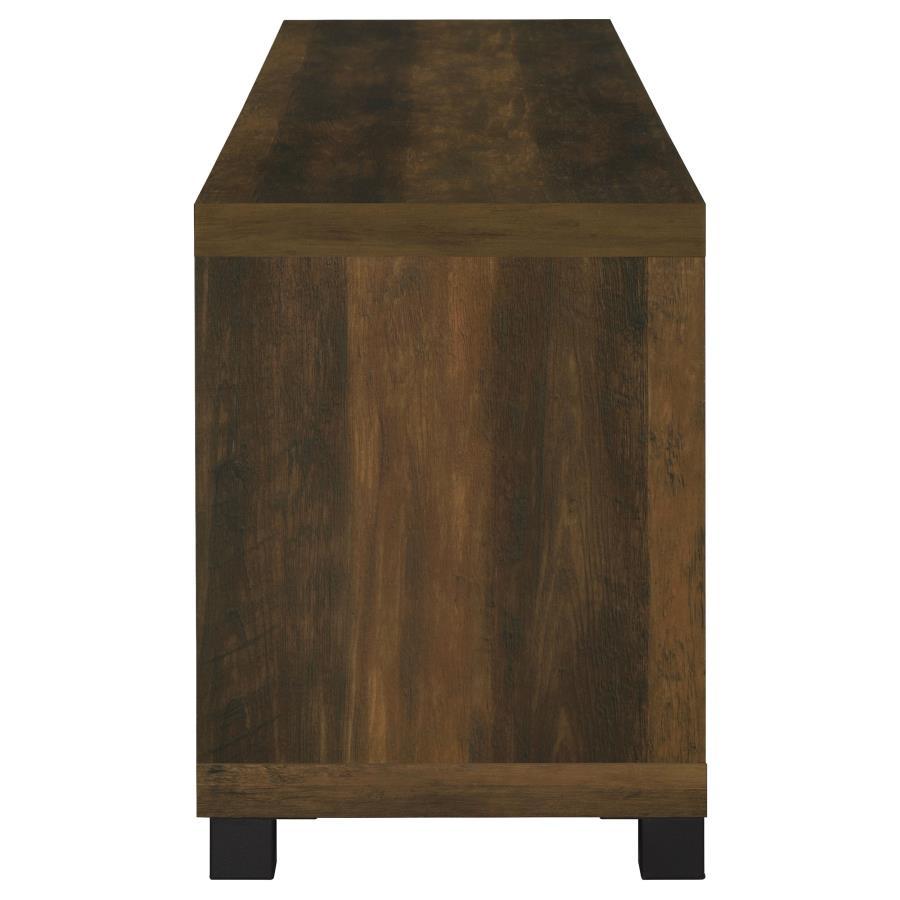 Sachin - 4 - Door Engineered Wood TV Stand - Dark Pine TV Stand modern furniture Contempo Furniture
