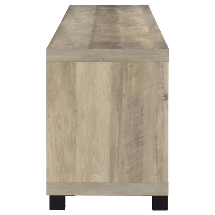 Sachin - 4 - Door Engineered Wood TV Stand - Distressed Pine TV Stand modern furniture Contempo Furniture