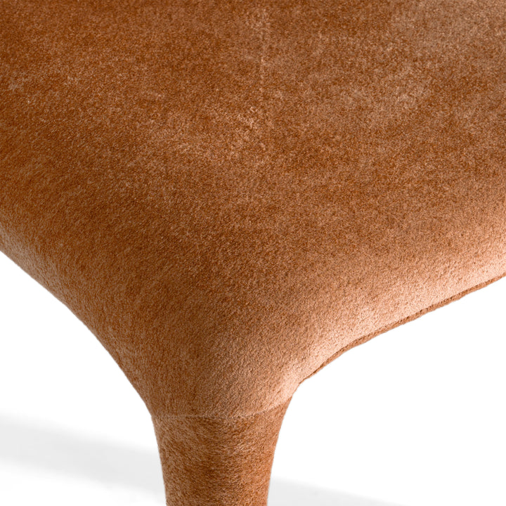 Saehee  Modern Rust Velvet Dining Chair
