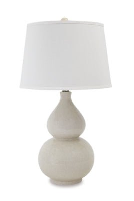 Saffi Table Lamp - Beige Table Lamp modern furniture Contempo Furniture