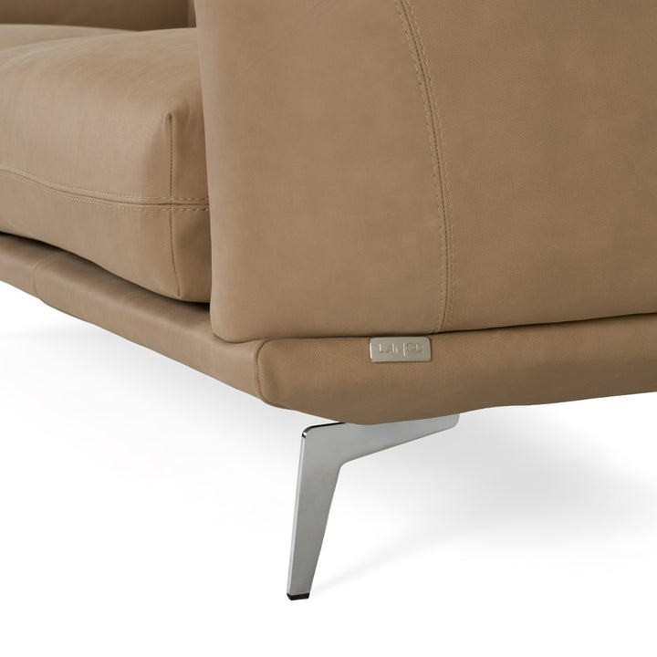 Saint Tropez - Modern Italian Desert Leather Sofa