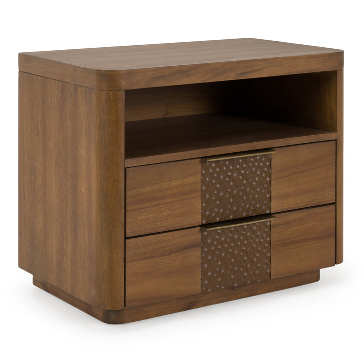Salazar - Modern Acacia Nightstand