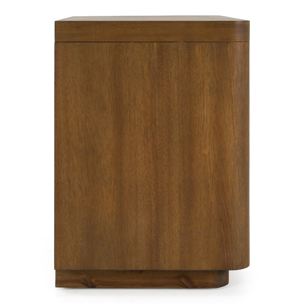 Salazar - Modern Acacia Nightstand - View 3