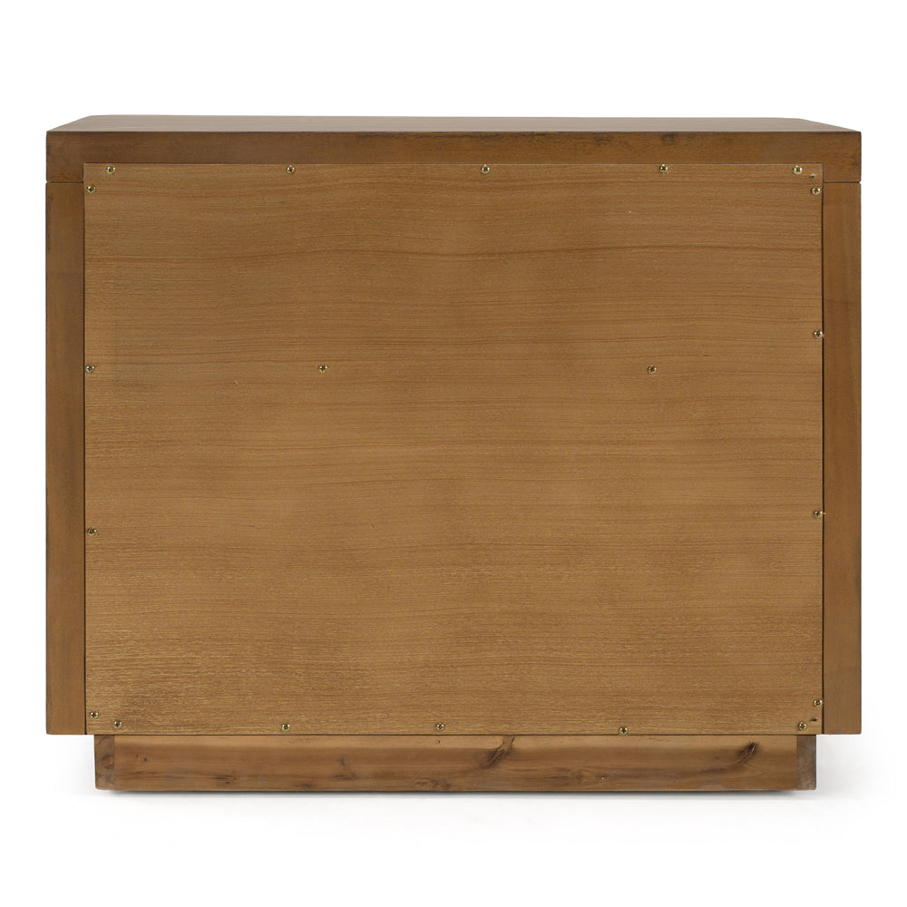 Salazar - Modern Acacia Nightstand - View 4
